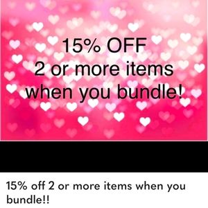 💗 I OFFER 15% WHEN YOU BUNDLE 2‎ OR MORE!